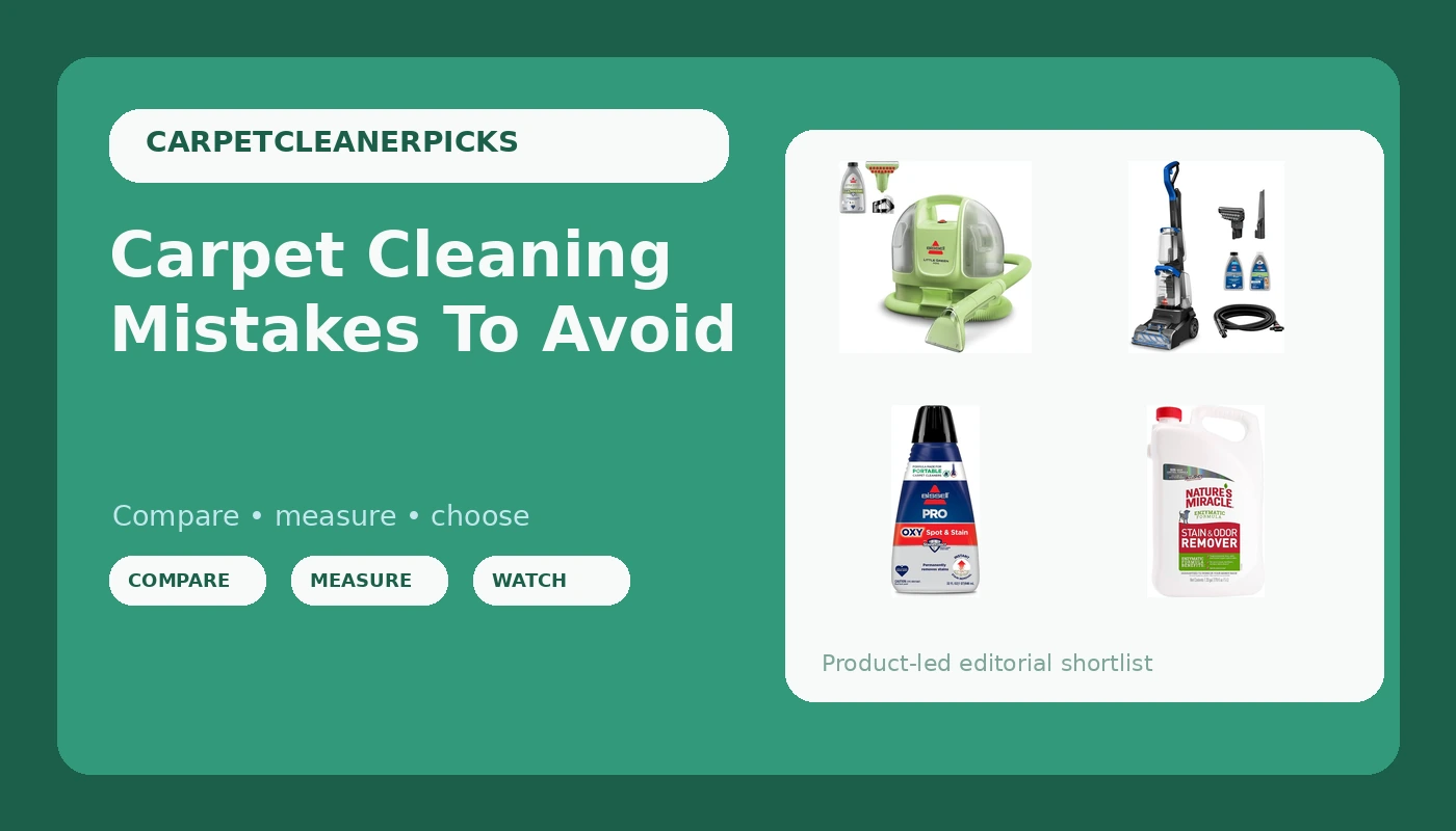 Carpet Cleaning Mistakes To Avoid - CarpetCleanerPicks review with measurements and honest opinion