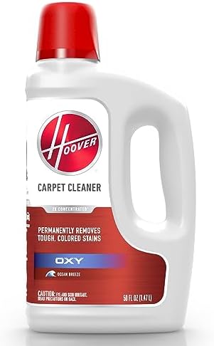 Hoover Oxy Carpet Cleaner Solution, 50 oz., Ocean Breeze Scent