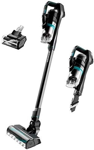 BISSELL ICONpet Cordless with Tangle Free Brushroll, SmartSeal Filtration, Lightweight Stick Hand Vacuum, 22889, Titanium/Black/Blue