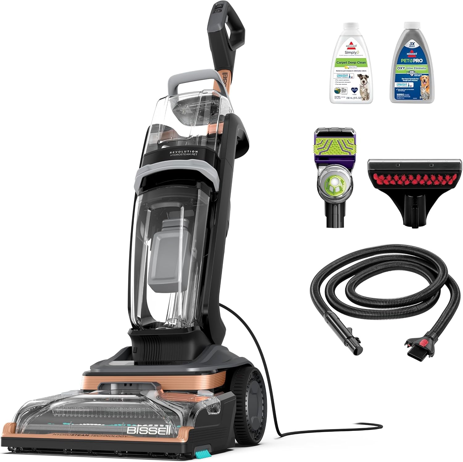 BISSELL Revolution HydroSteam Pet Carpet Cleaner