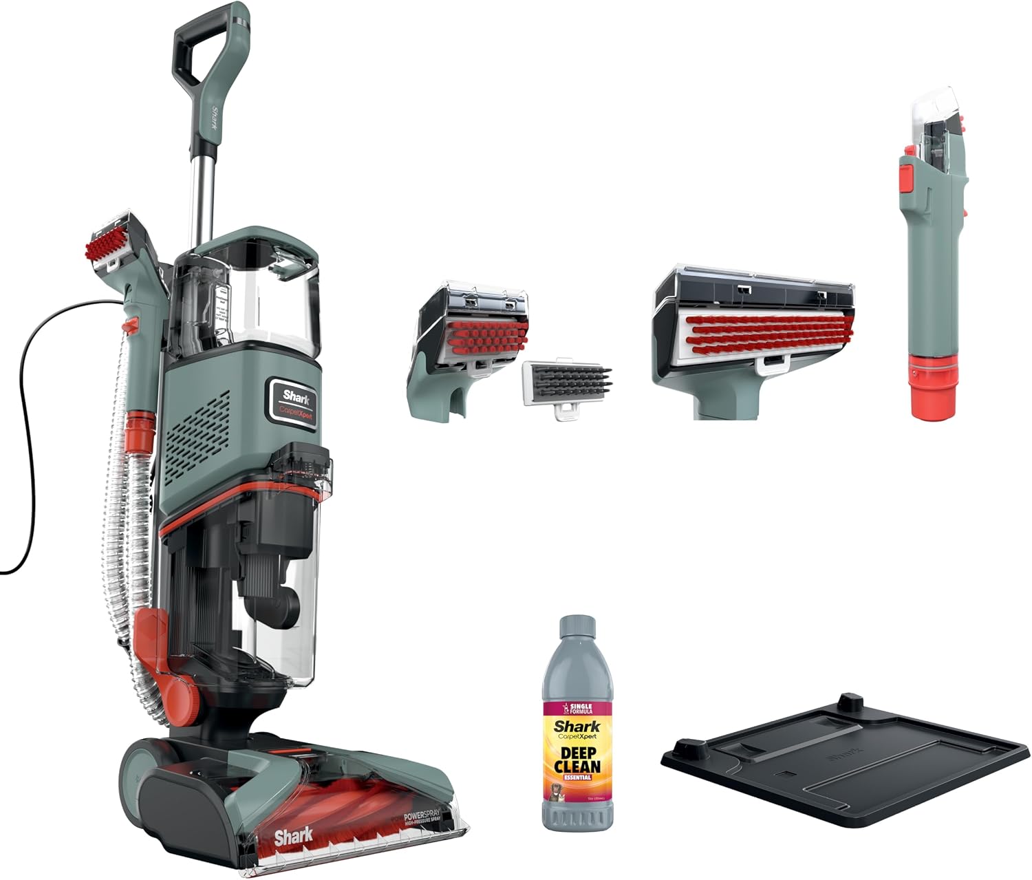 Shark CarpetXpert Upright Carpet & Built-in Stain Cleaner, 3 Tools, EX151