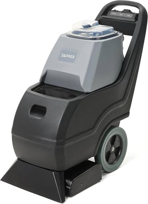 Commercial Carpet Cleaner Extractor, 10-Gal Solution Tank, 8-Gal Recovery Tank, 18 inch Cleaning Path