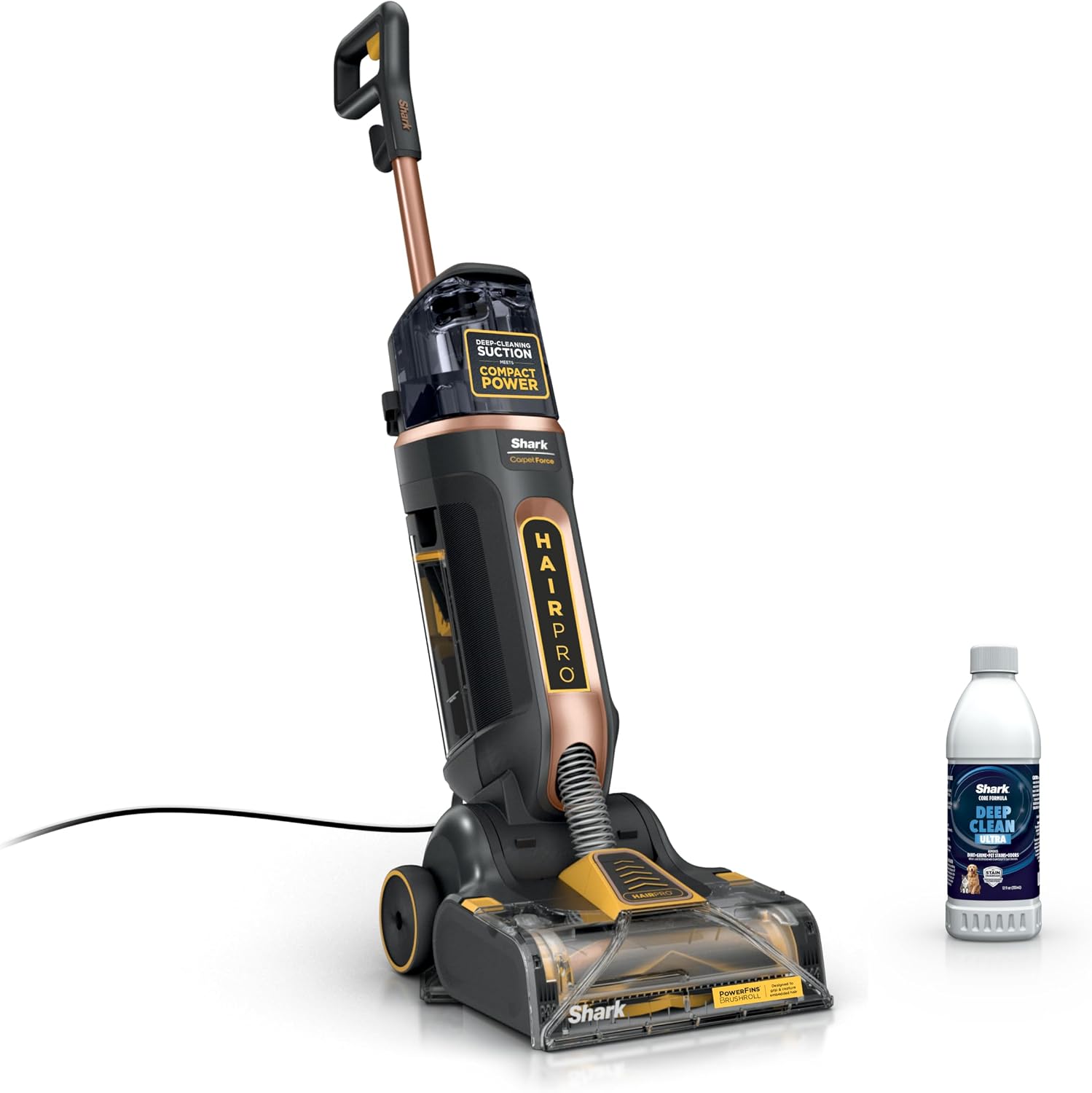 Shark CarpetForce HairPro Lightweight Upright Carpet & Rug Cleaner, EX551